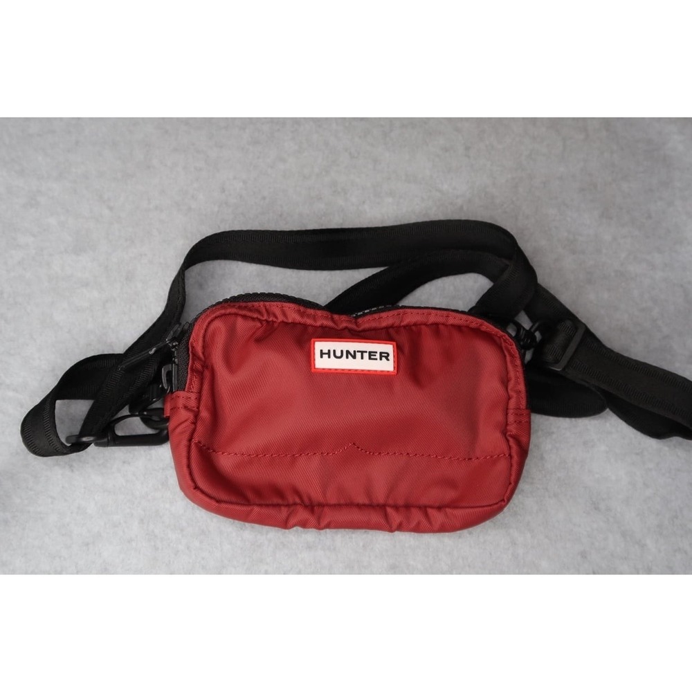Hunter Original Recycled Nylon Belt Bag Red Crossbody Fanny Pack OS Gorpcore EUC